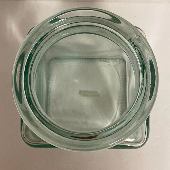 Dad’s Spare Change Jar Cork Lid Thick Clear Glass Made in Spain 5”x5”x7” READ - Picture 6 of 6